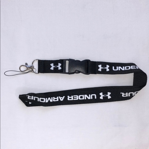 New Under Armour Black and White Lanyard ID Badge - Picture 1 of 8